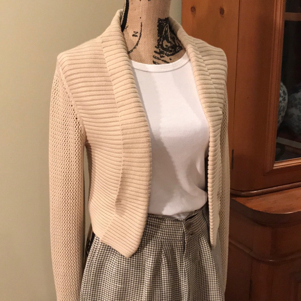 Cream cardigan